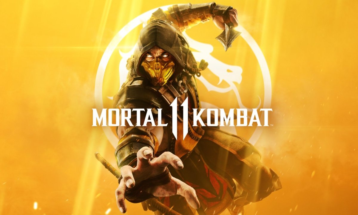 Mortal Kombat 11 official Cover art with Scorpion